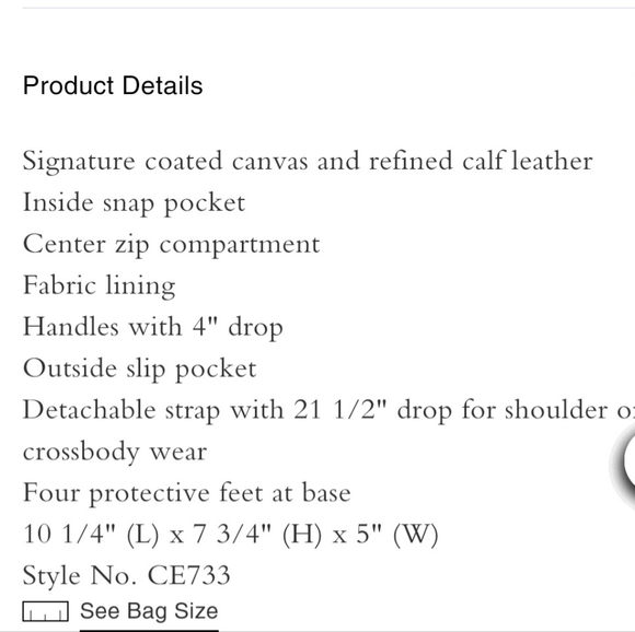 SOLD Coach Brooke Carryall 28 - Picture 10 of 13